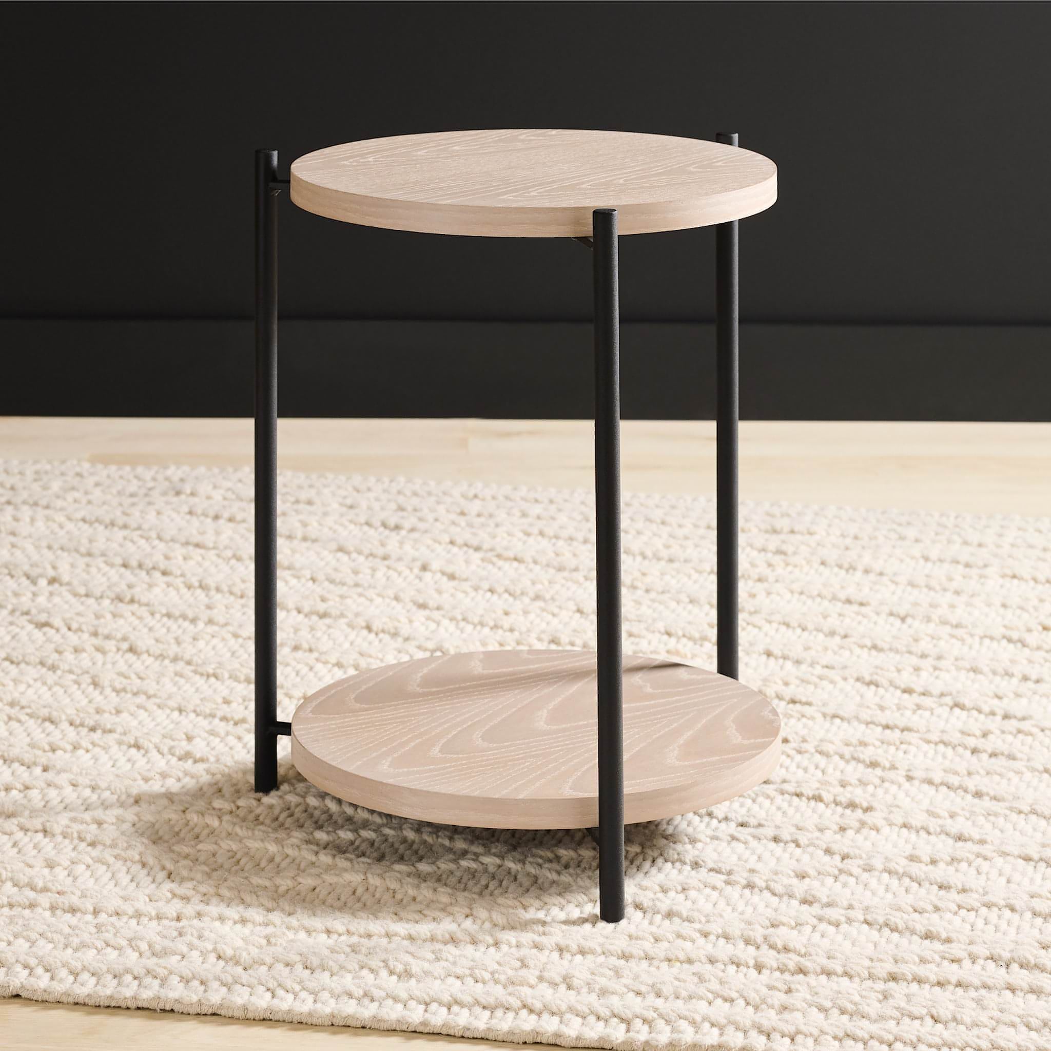 1004-10 Drinks Table - Pearl Oak – Rabbet