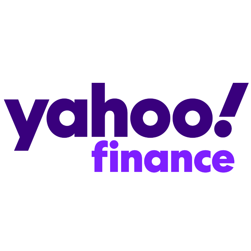 Yahoo Finance logo on the Rabbet website