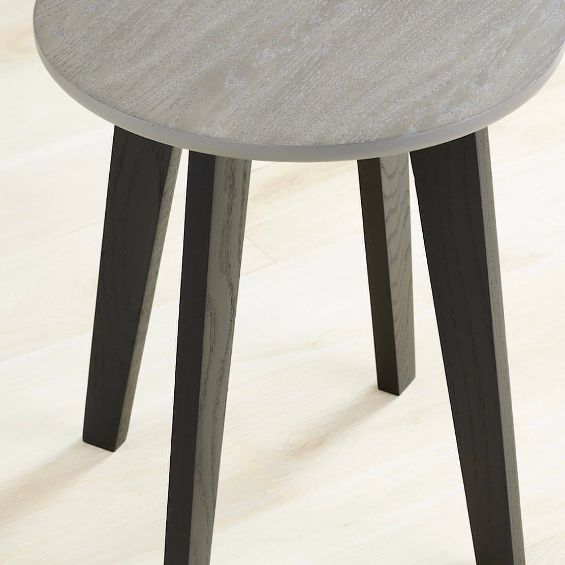 Rabbet Home 1003-10 Drinks Table Grey Oak Top Ebonized Oak Legs Number 1