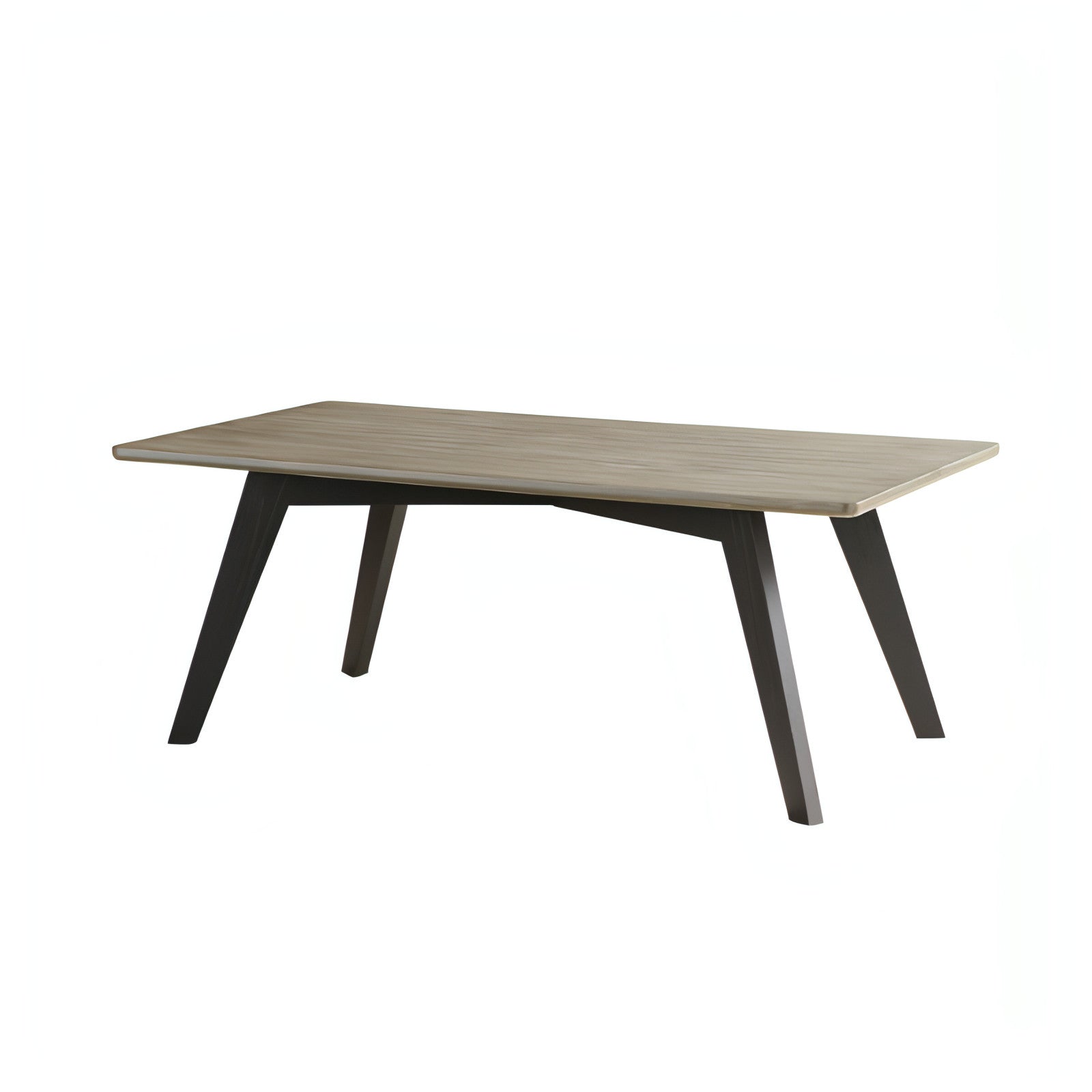 Rabbet Home 1003-20 Cocktail Table Grey Oak Top Ebonized Oak Legs Number 2