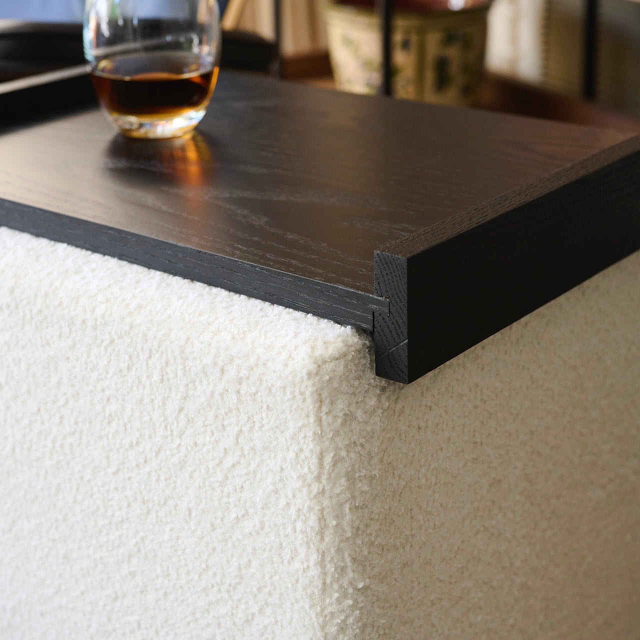 Rabbet Home 1008-60 Cube Ottoman Closeup 2